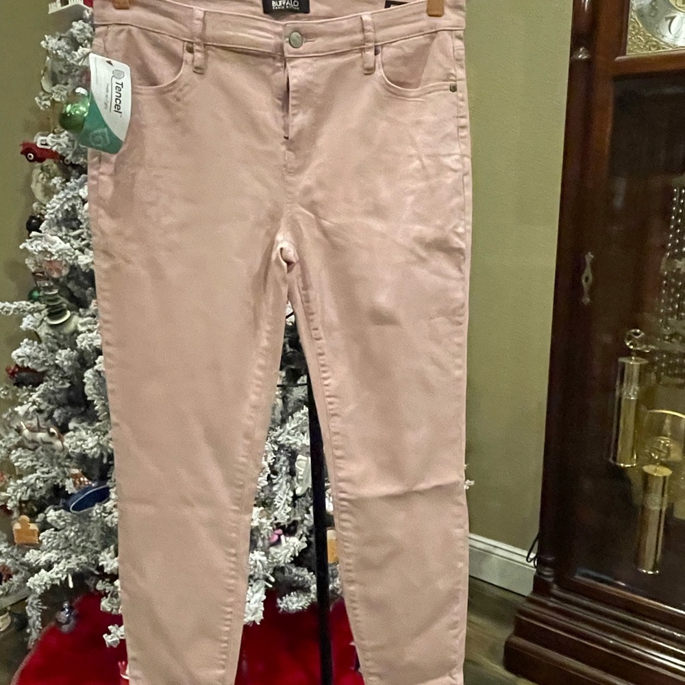 Buffalo David Bitton Women's Light Pink Skinny Jeans